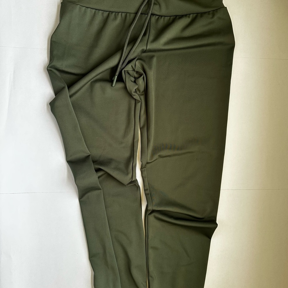 No Boundaries Olive Green Leggings